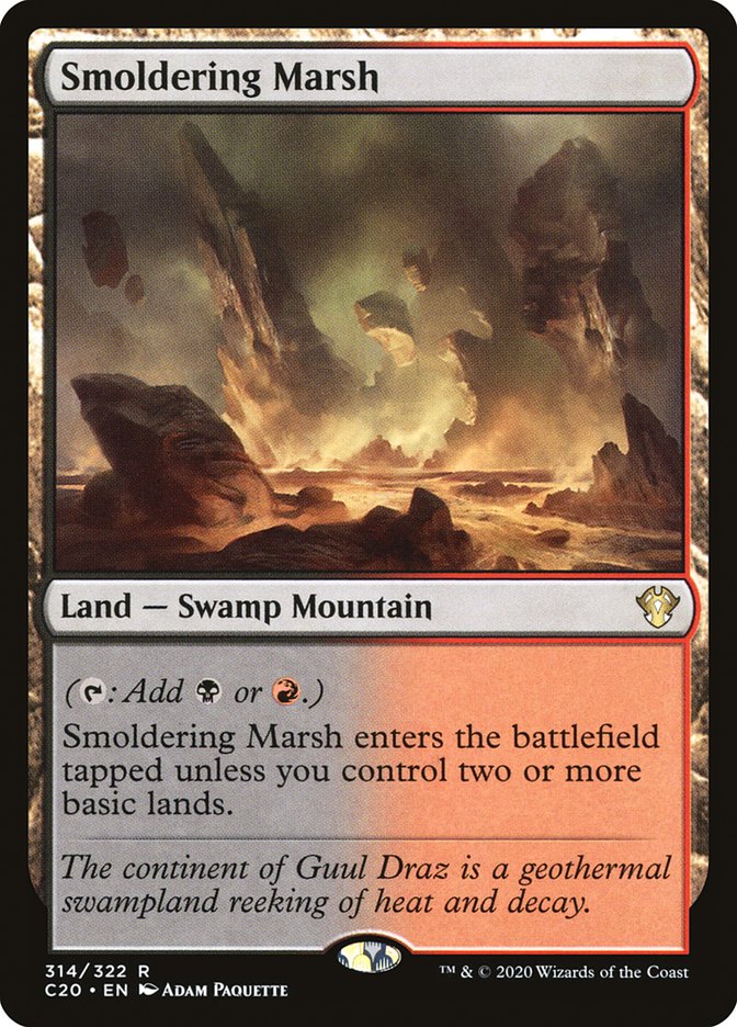 Smoldering Marsh [Commander 2020] | Odin's Place