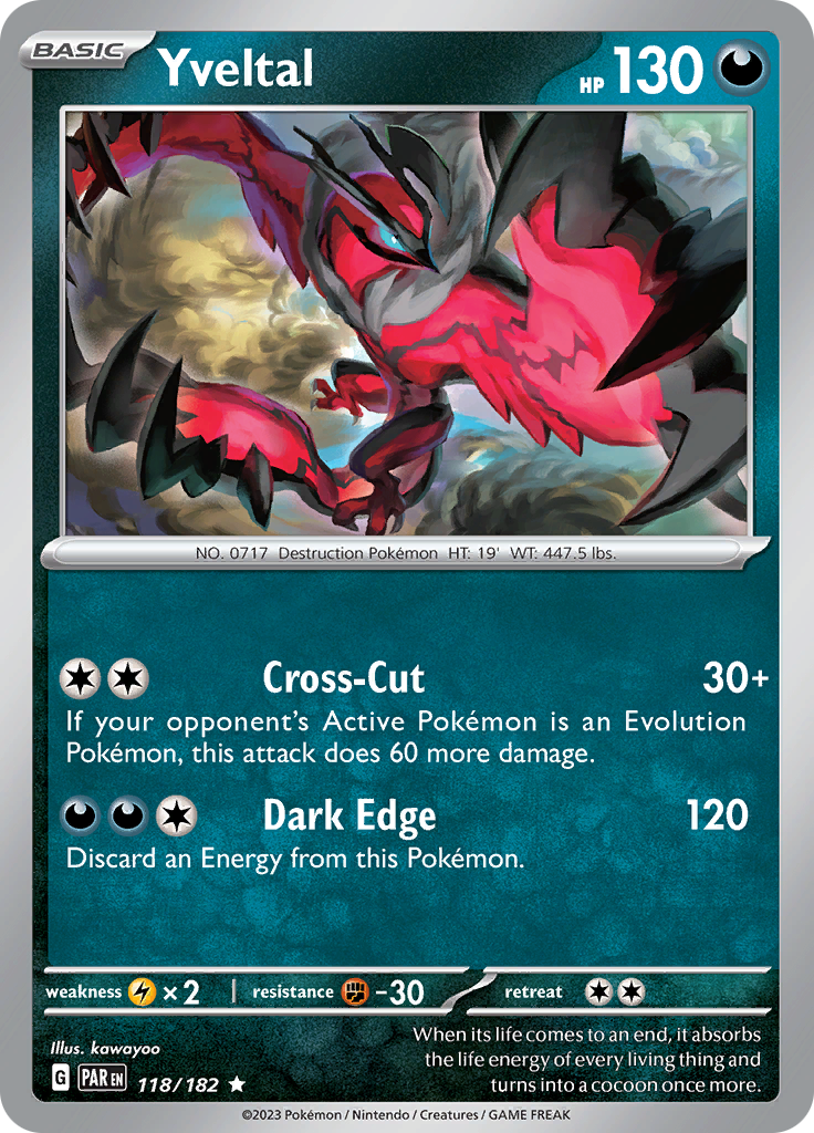 Yveltal (118/182) [Scarlet & Violet: Paradox Rift] | Odin's Place