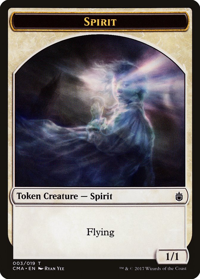 Spirit Token (3) [Commander Anthology Tokens] | Odin's Place