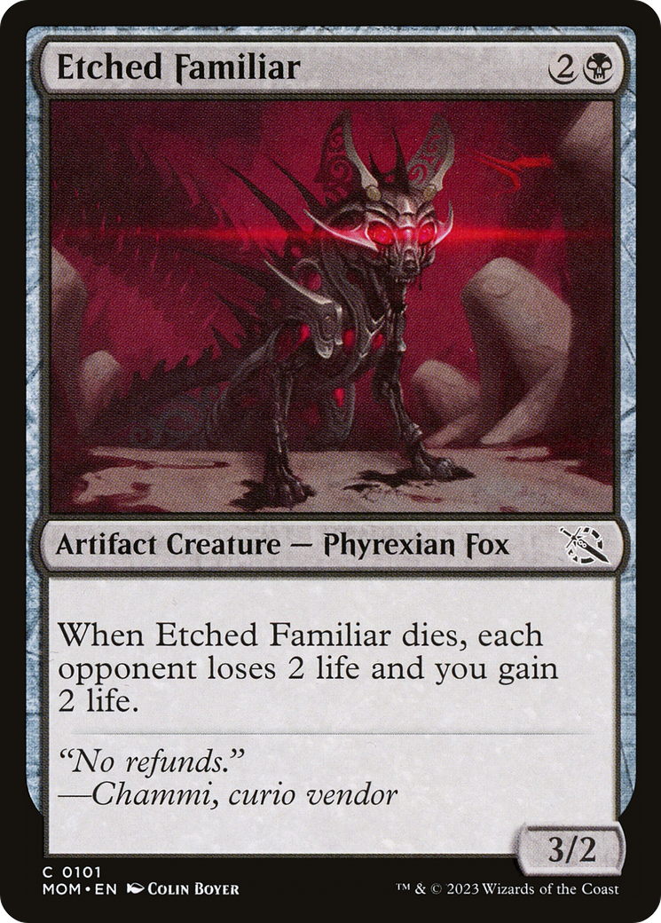 Etched Familiar [March of the Machine] | Odin's Place