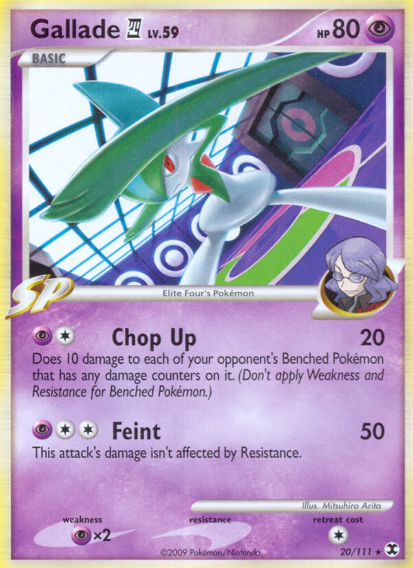 Gallade (20/111) [Platinum: Rising Rivals] | Odin's Place