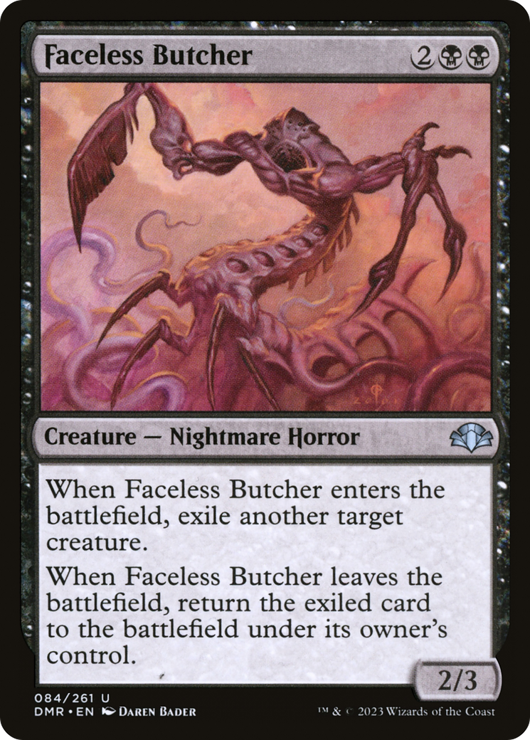 Faceless Butcher [Dominaria Remastered] | Odin's Place