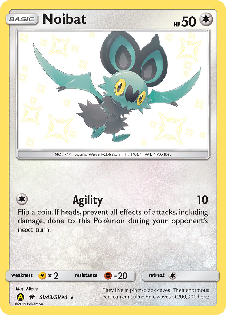 Noibat (SV43/SV94) [Sun & Moon: Hidden Fates - Shiny Vault] | Odin's Place