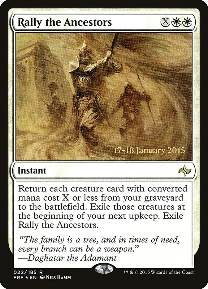 Rally the Ancestors (22) [Fate Reforged Prerelease Promos] | Odin's Place
