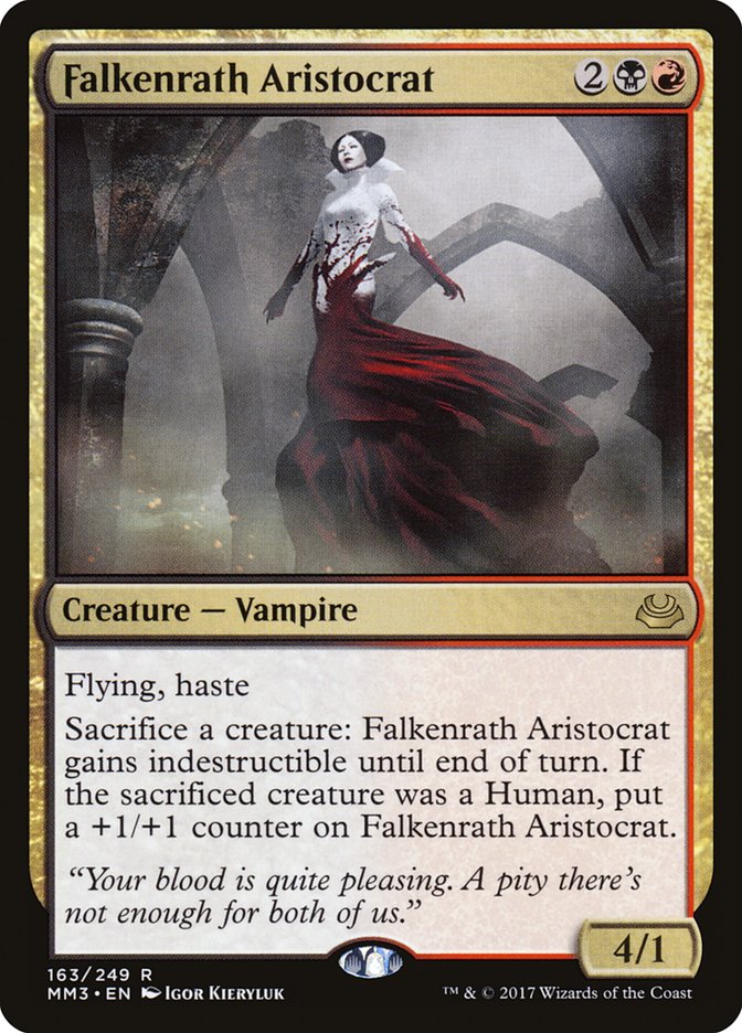 Falkenrath Aristocrat (163) [Modern Masters 2017] | Odin's Place