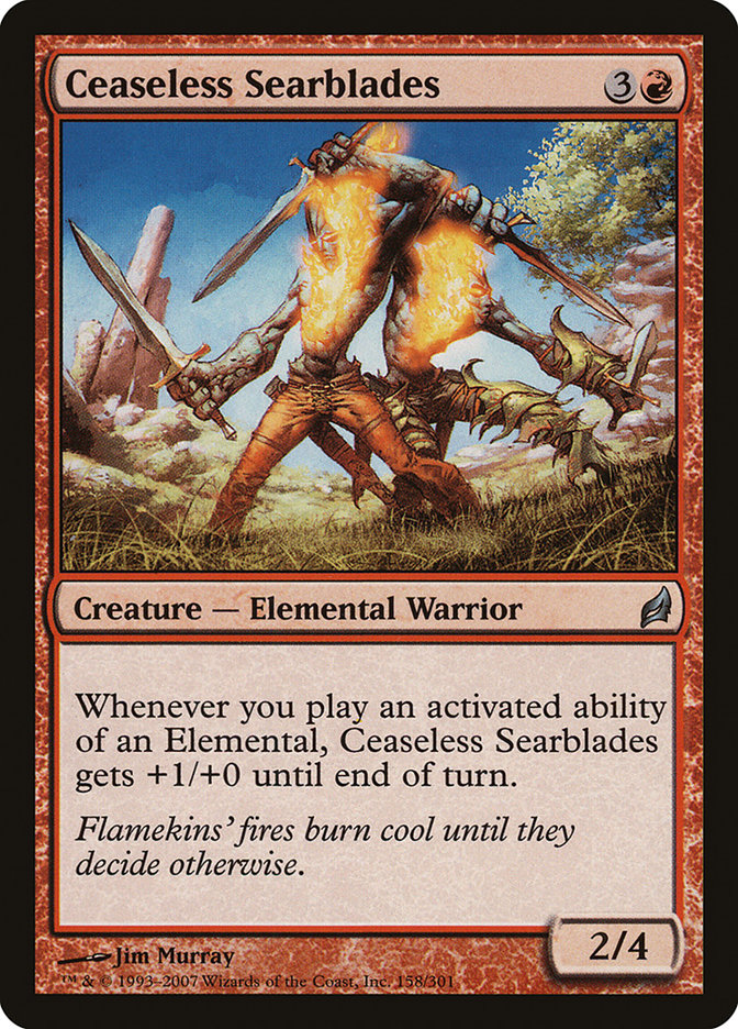 Ceaseless Searblades (158) [Lorwyn] | Odin's Place