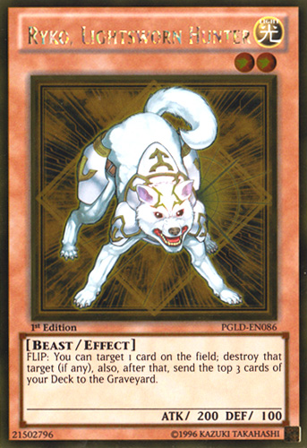 Ryko, Lightsworn Hunter [PGLD-EN086] Gold Rare | Odin's Place