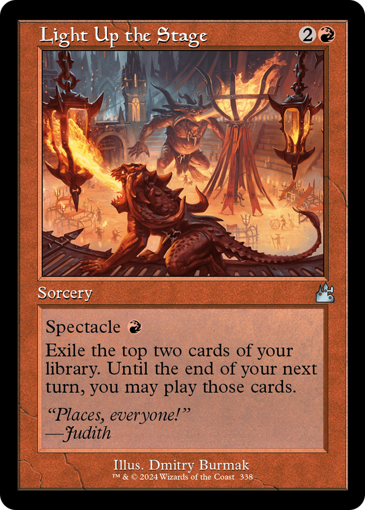 Light Up the Stage (Retro Frame) [Ravnica Remastered] | Odin's Place