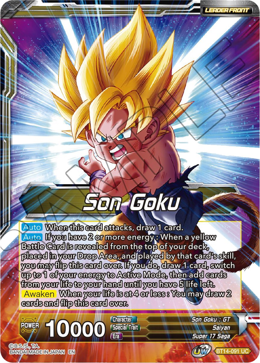 Son Goku // SS4 Son Goku, Returned from Hell (BT14-091) [Cross Spirits Prerelease Promos] | Odin's Place