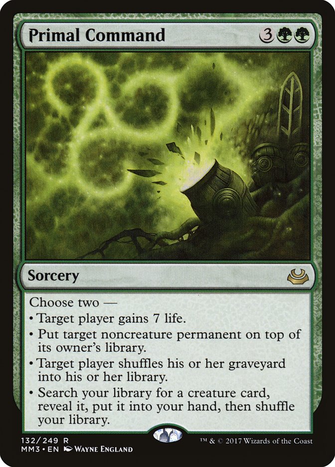 Primal Command (132) [Modern Masters 2017] | Odin's Place