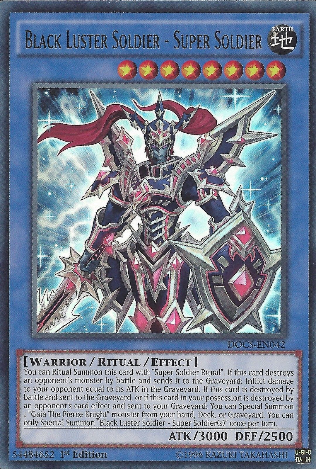 Black Luster Soldier - Super Soldier [DOCS-EN042] Ultra Rare | Odin's Place