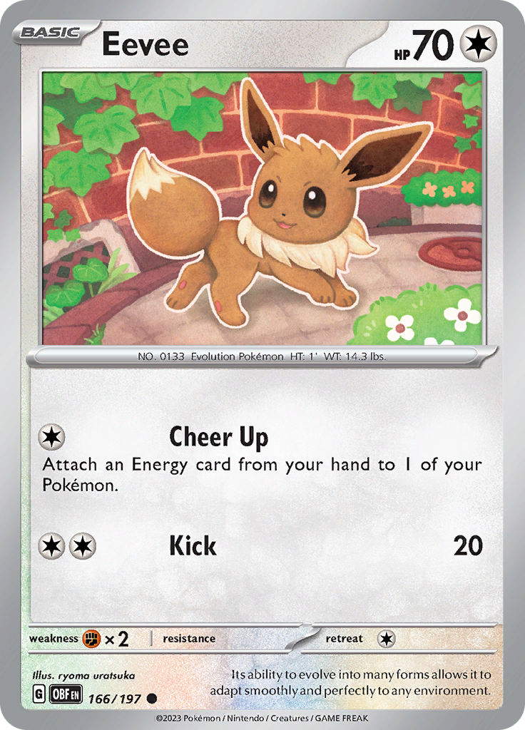 Eevee (166/197) [Scarlet & Violet: Obsidian Flames] | Odin's Place