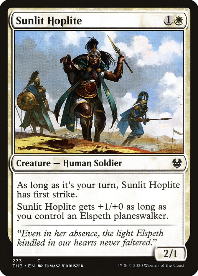 Sunlit Hoplite [Theros Beyond Death] | Odin's Place