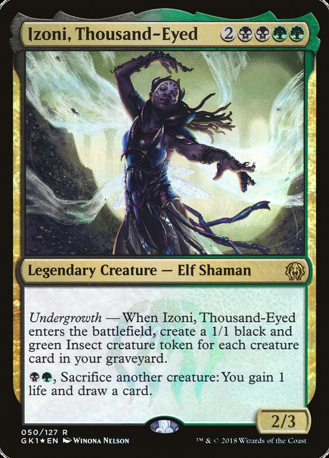 Izoni, Thousand-Eyed (50) [Guilds of Ravnica Guild Kit] | Odin's Place