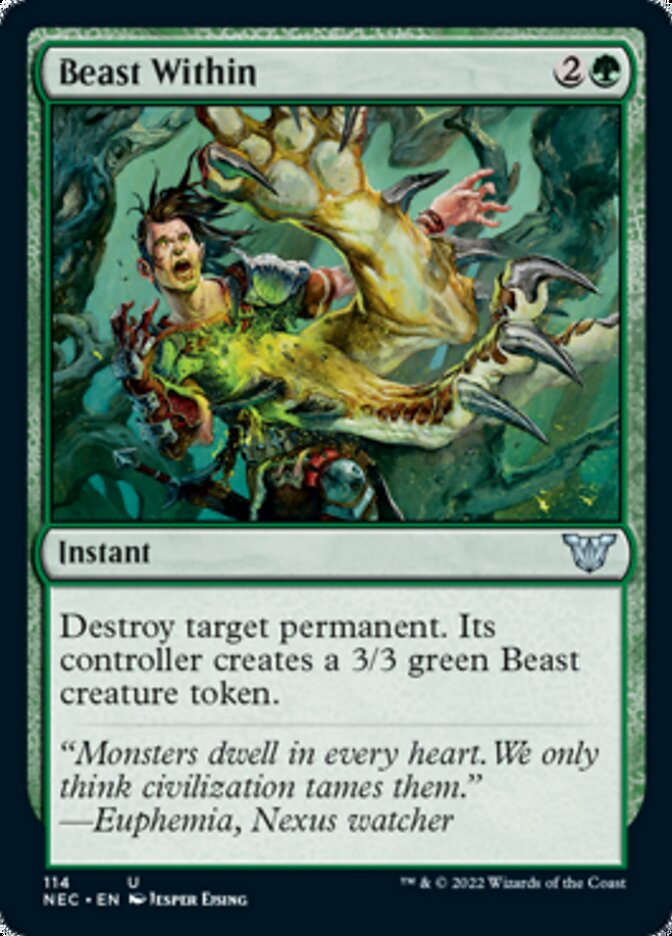 Beast Within [Kamigawa: Neon Dynasty Commander] | Odin's Place