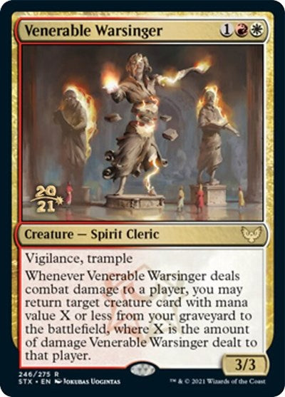 Venerable Warsinger [Strixhaven: School of Mages Prerelease Promos] | Odin's Place