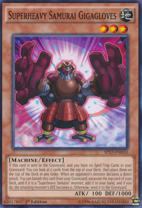 Superheavy Samurai Gigagloves [SP17-EN010] Common | Odin's Place