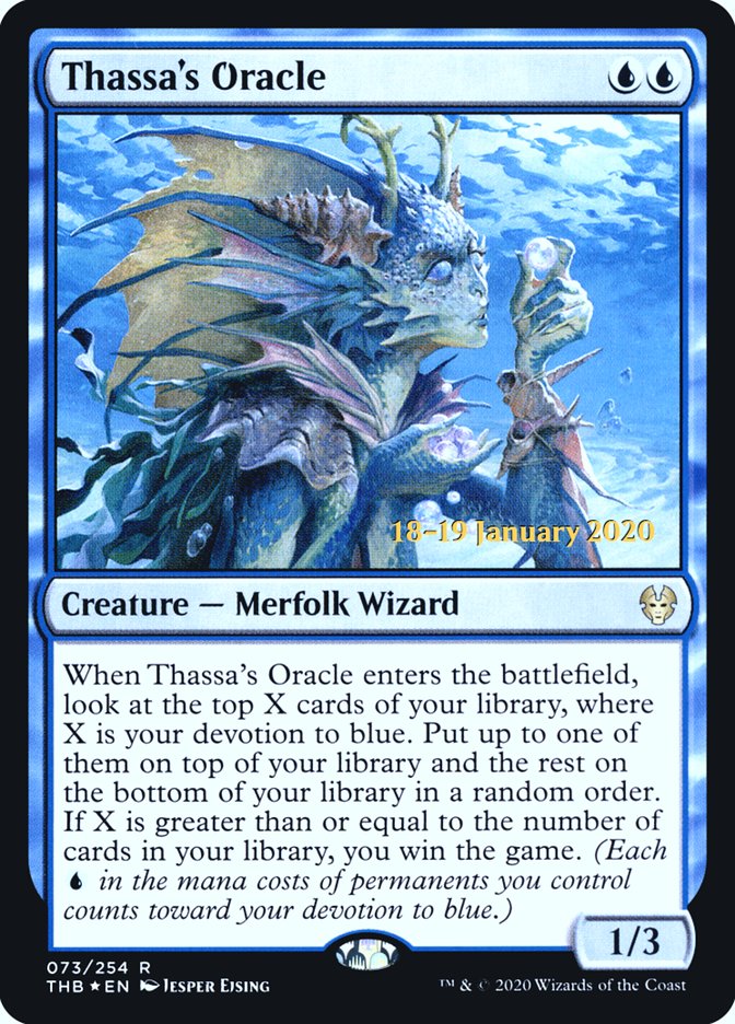 Thassa's Oracle [Theros Beyond Death Prerelease Promos] | Odin's Place
