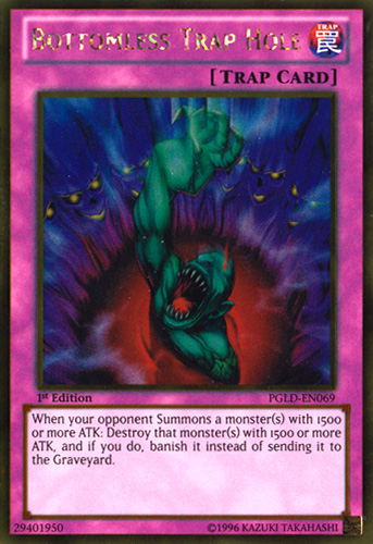 Bottomless Trap Hole [PGLD-EN069] Gold Rare | Odin's Place