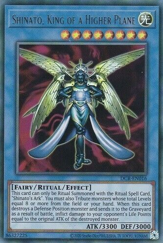 Shinato, King of a Higher Plane (25th Anniversary) [DCR-EN016] Ultra Rare | Odin's Place