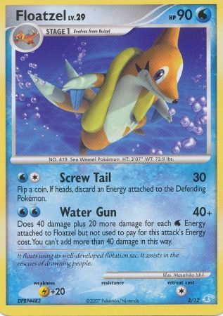 Floatzel (2/12) [Diamond & Pearl: Trainer Kit - Manaphy] | Odin's Place