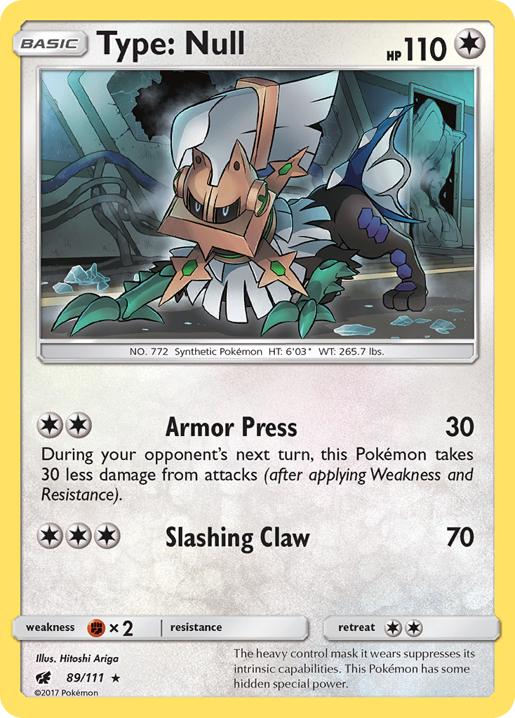 Type: Null (89/111) [Sun & Moon: Crimson Invasion] | Odin's Place