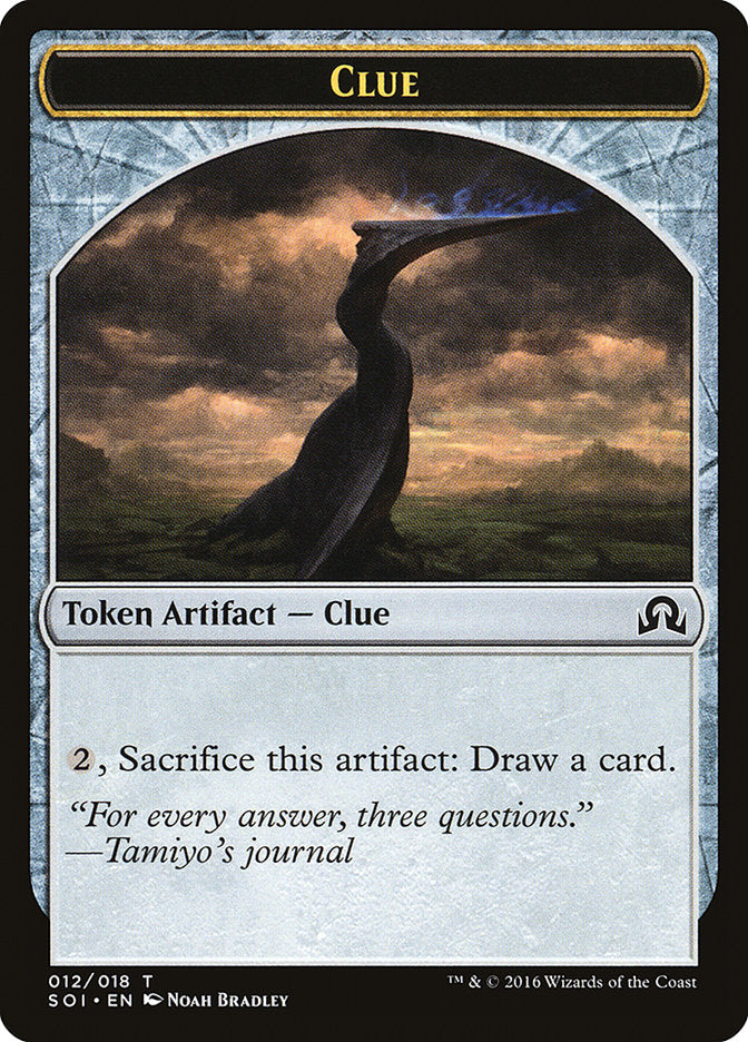 Clue Token (012/018) [Shadows over Innistrad Tokens] | Odin's Place