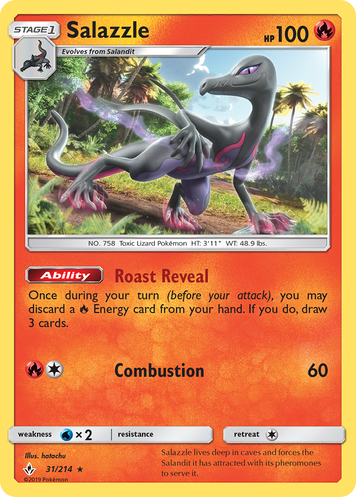 Salazzle (31/214) [Sun & Moon: Unbroken Bonds] | Odin's Place