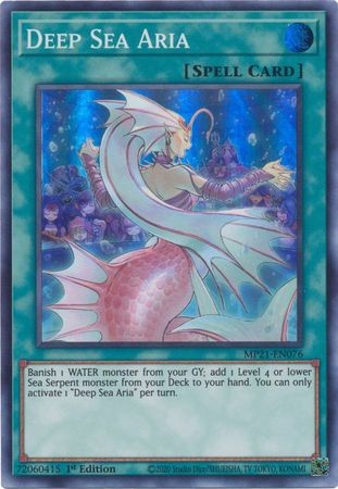 Deep Sea Aria [MP21-EN076] Super Rare | Odin's Place