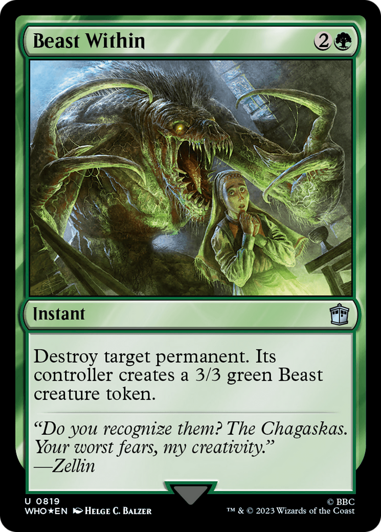 Beast Within (Surge Foil) [Doctor Who] | Odin's Place