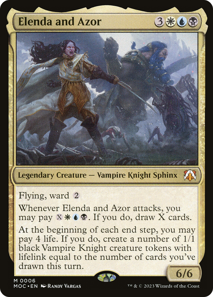 Elenda and Azor [March of the Machine Commander] | Odin's Place