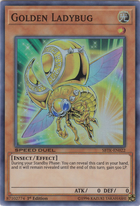 Golden Ladybug [SBTK-EN022] Super Rare | Odin's Place