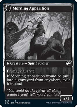 Mourning Patrol // Morning Apparition [Innistrad: Double Feature] | Odin's Place