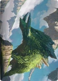 Yasharn, Implacable Earth Art Card [Zendikar Rising Art Series] | Odin's Place