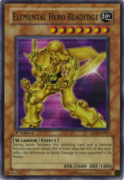 Elemental Hero Bladedge [EEN-EN007] Super Rare | Odin's Place