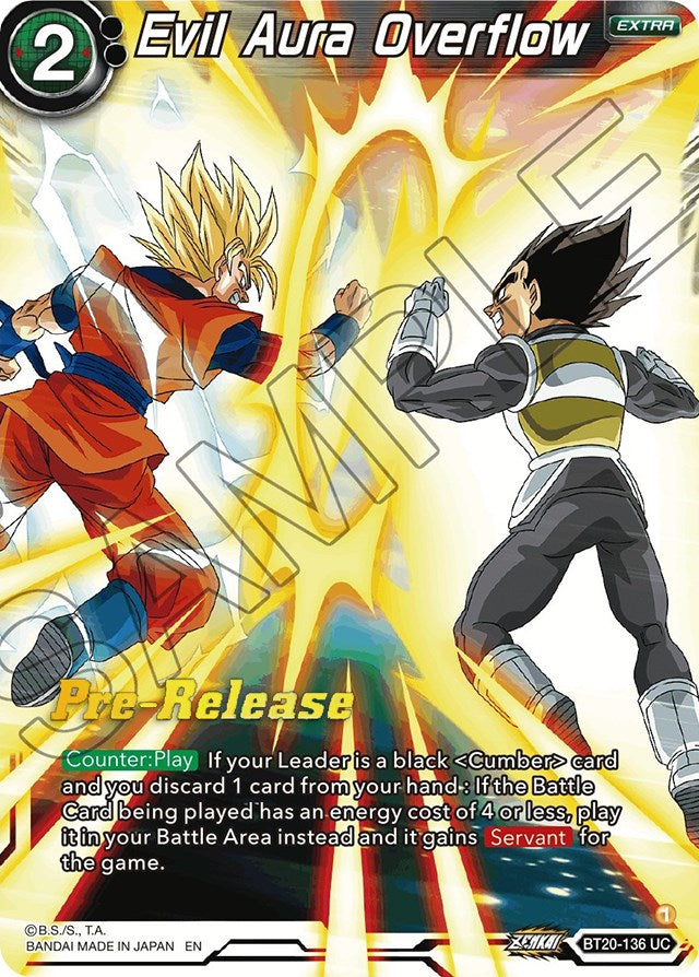 Evil Aura Overflow (BT20-136) [Power Absorbed Prerelease Promos] | Odin's Place