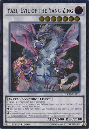 Yazi, Evil of the Yang Zing [NECH-EN051] Ultimate Rare | Odin's Place