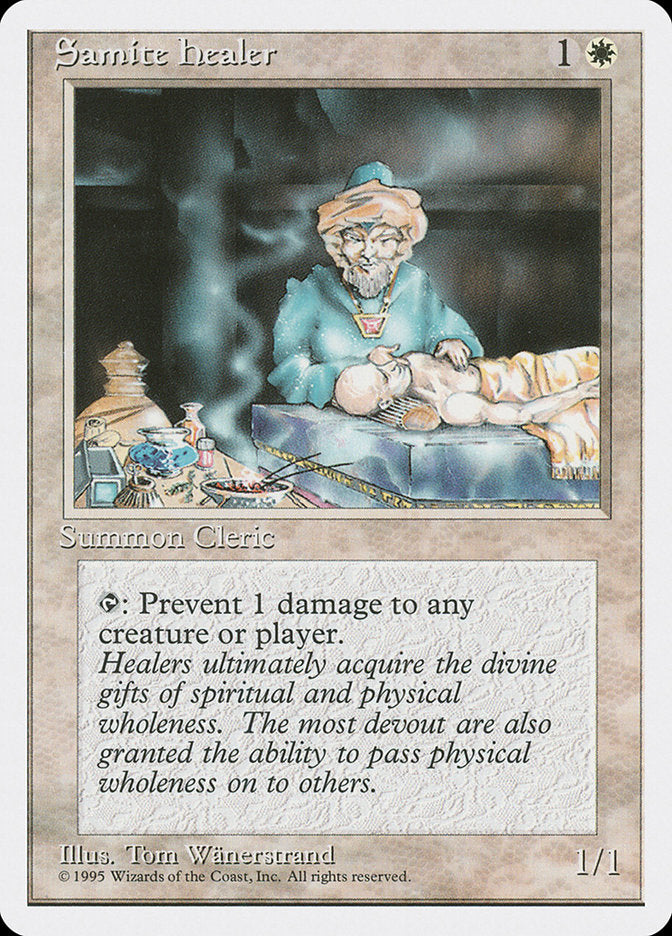 Samite Healer (47) [Fourth Edition] | Odin's Place