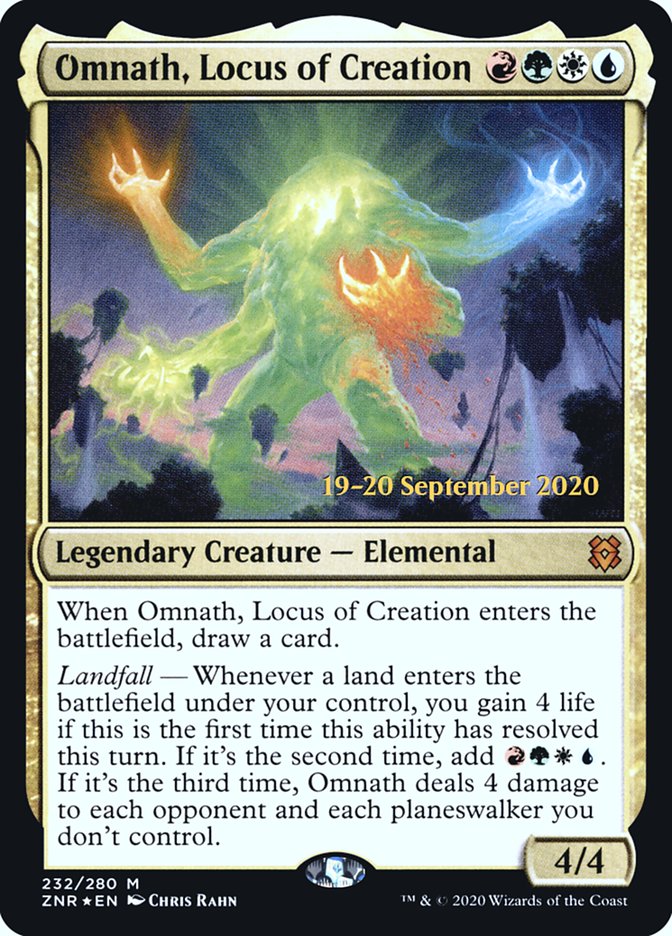 Omnath, Locus of Creation [Zendikar Rising Prerelease Promos] | Odin's Place
