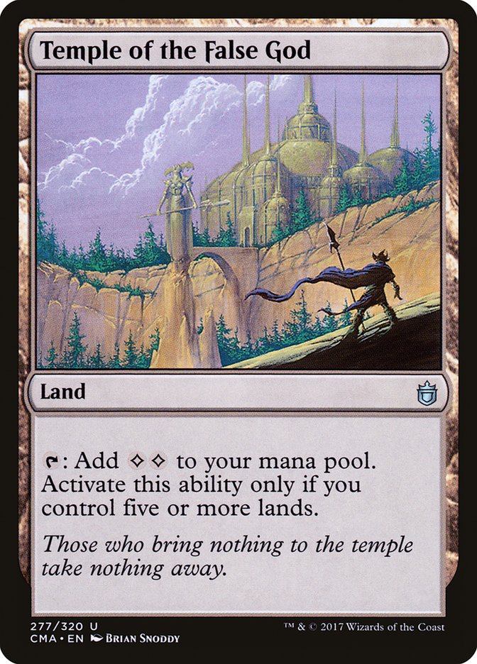 Temple of the False God (277) [Commander Anthology] | Odin's Place