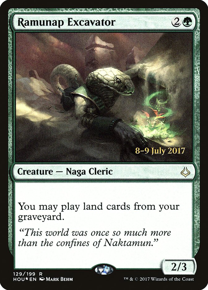 Ramunap Excavator (129) [Hour of Devastation Prerelease Promos] | Odin's Place