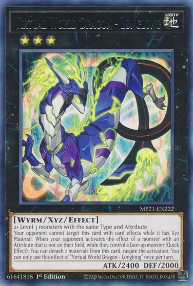 Virtual World Dragon - Longlong [MP21-EN222] Rare | Odin's Place