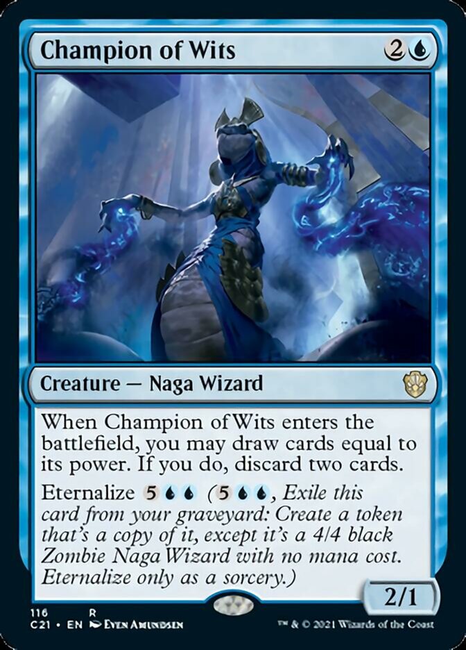 Champion of Wits [Commander 2021] | Odin's Place