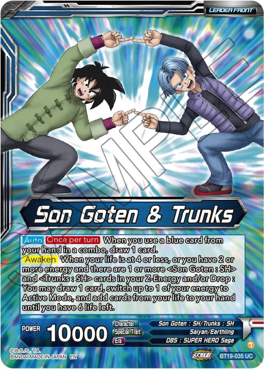 Son Goten & Trunks // Gotenks, Fusion Hiccup (BT19-035) [Fighter's Ambition] | Odin's Place