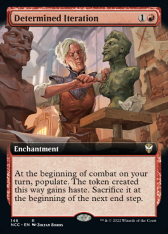 Determined Iteration (Extended Art) [Streets of New Capenna Commander] | Odin's Place