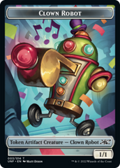 Clown Robot (003) // Treasure (013) Double-Sided Token [Unfinity Tokens] | Odin's Place