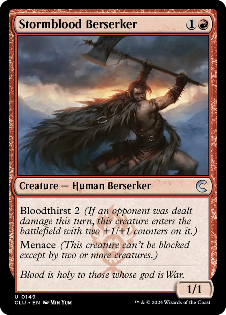 Stormblood Berserker [Ravnica: Clue Edition] | Odin's Place