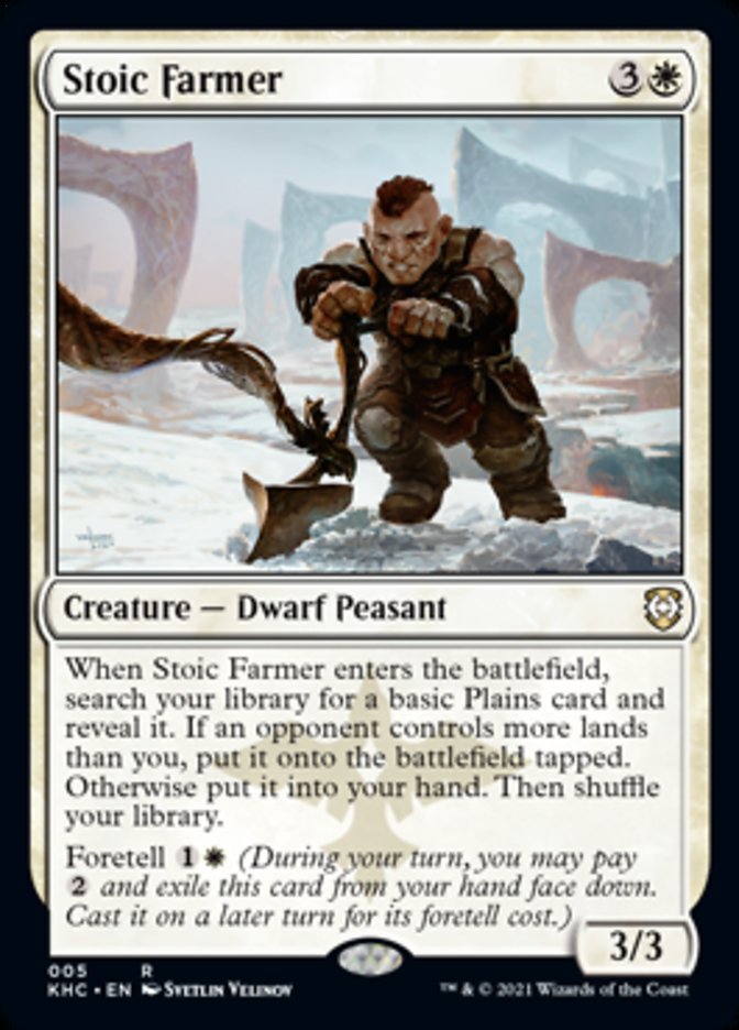 Stoic Farmer [Kaldheim Commander] | Odin's Place