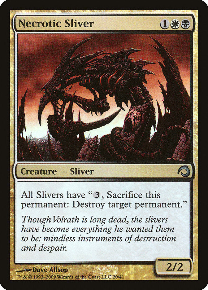 Necrotic Sliver (20) [Premium Deck Series: Slivers] | Odin's Place