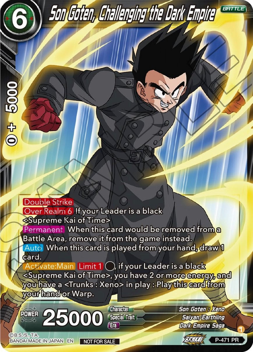 Son Goten, Challenging the Dark Empire (Z03 Dash Pack) (P-471) [Promotion Cards] | Odin's Place